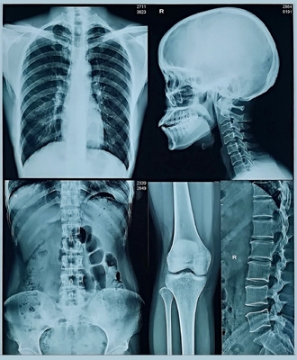 film asciutto medico di rappresentazione della trasparenza di 30cm x di 25cm del film termico blu dell'ANIMALE DOMESTICO per l'ospedale