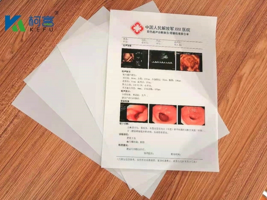 125 micron di ANIMALE DOMESTICO X Ray Film Semi Transparency Sheets per le stampanti a getto di inchiostro